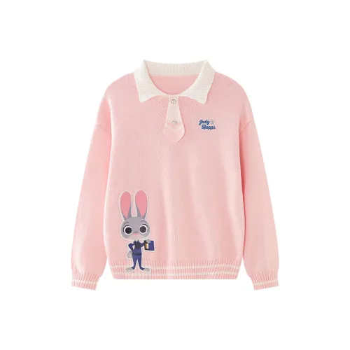 Disney Свитер Персиково-розовый для детей 3-7 лет