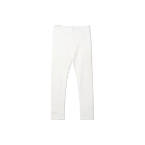 Moncler Белые Kids Вязаные Спортивные брюки