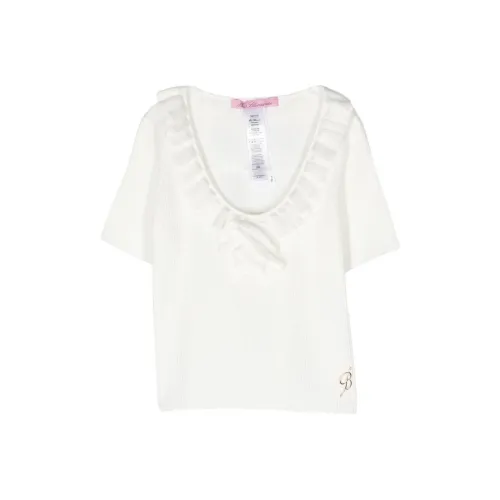 Blumarine SS24 Трикотаж Айвори Белый Детский