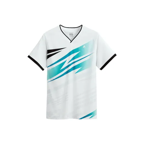 Кавасаки Match Clothing Collection Бадминтон Джерси Женская Белая Синяя