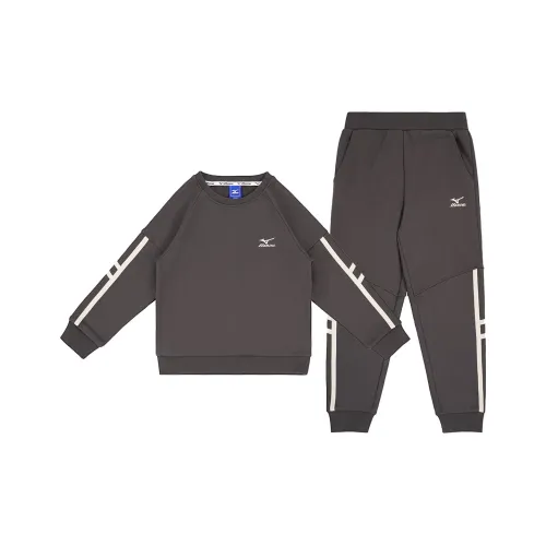 Mizuno Одежда Наборы Темно-серый Детская Повседневная спортивная одежда