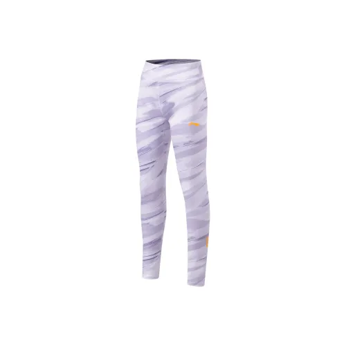 Подростки LINING YOUNG Вязаные Тренировочные Штаны Comprehensive Physical Fitness Фиолетовый