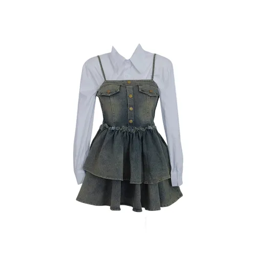 TUSHIFEI Женские комплекты с юбкой