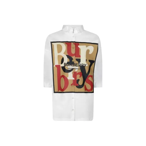 Burberry Белые Kids Рубашки