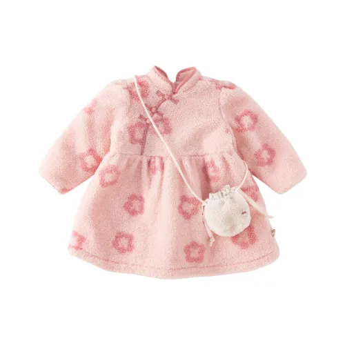 DAVE&BELLA From the Eastern Series Розовые цветы Детские Платья