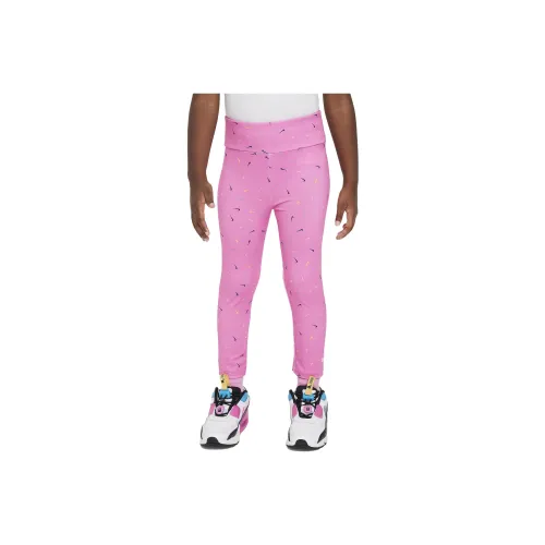 NIKE Розовые Леггинсы для Детей