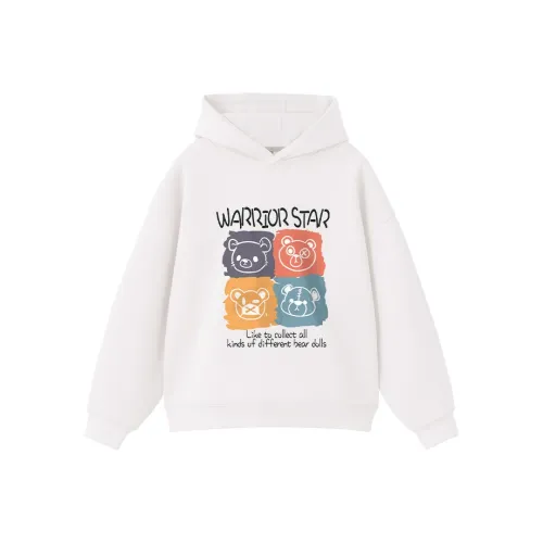 Warrior Свитшот Белый H Four Сетка Медведь Детский