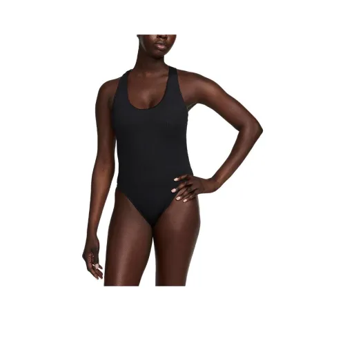 Nike SS24 Плавание Elevated Essential Ван-Пис Купальник Женские Черный