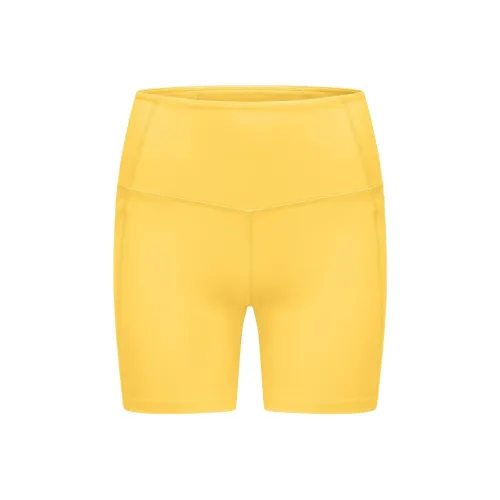 LORNA JANE Distance Поддержка живота Phone Велоштаны и велошорты Женские Желтый