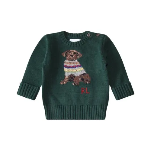 Polo Ralph Lauren Свитер Оливково-зеленый для малышей (Toddler)