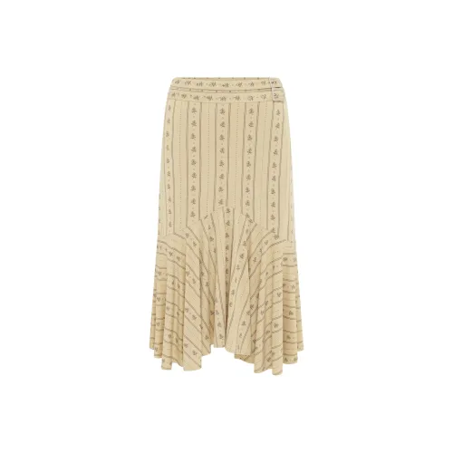 WITH JEAN Sloan Юбка Повседневная Длинная Юбка Женская Светлый Умбра