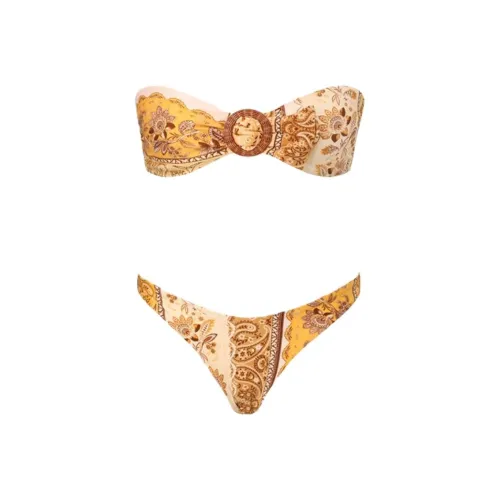Zimmermann SS25 Бикини Женские Многоцветный