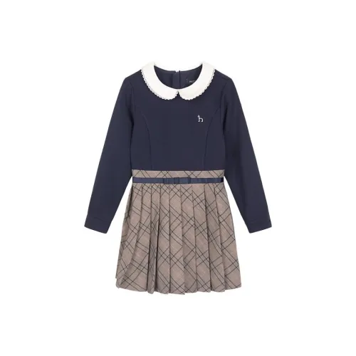 HAZZYS Детское платье темно-синий цвет