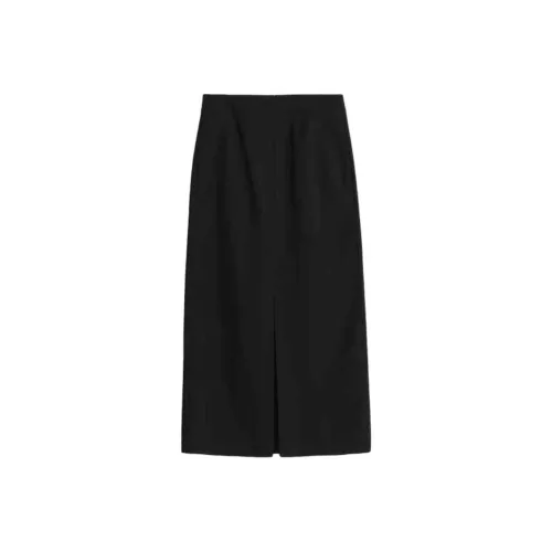 Journey Originals Повседневный Длинный Юбка Женская Спокойный Черный