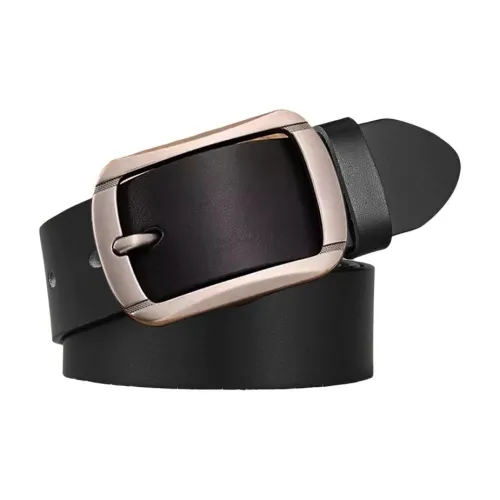 JEANSWEST Ремни из спилок коровьей кожи Мужской 3,8 см