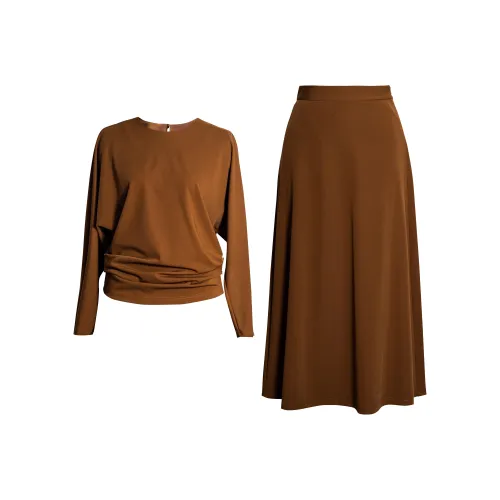 ROEYSHOUSE Комплект с юбкой Женские Коричневый