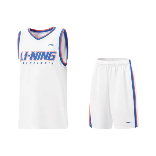 LINING YOUNG Повседневная спортивная одежда Basketball Overall Fitness SS25 Стандартный белый Подростки