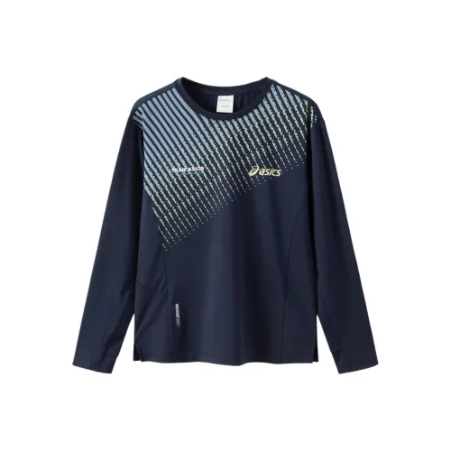 Asics T-Shirt Темно-Синий Подростки