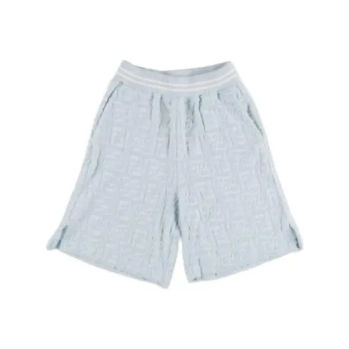 FENDI SS22 Шорты Детские Светло-Синие