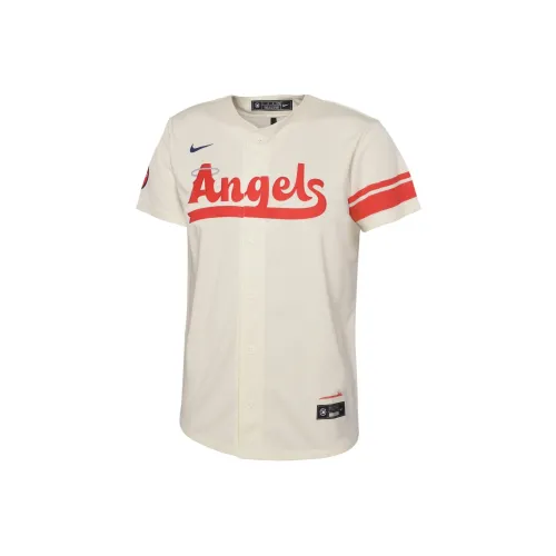 nike T-рубашка Los Angeles Angels Городской Connect Парусный белый Детский