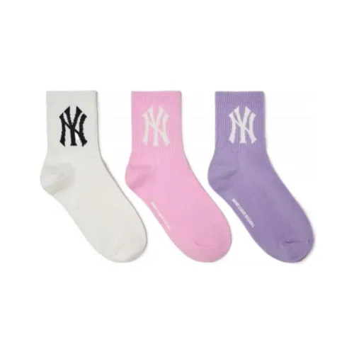 MLB 3 пачки носков для детей (розовый + белый + фиолетовый)