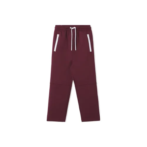 Детские Burberry Вязаные Спортивные Штаны Красно-Коричневые