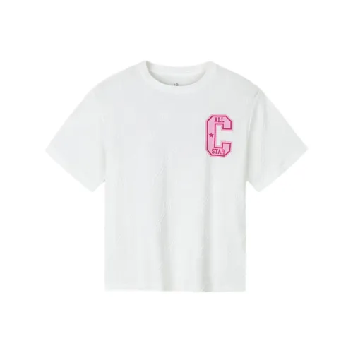 Конверс All Star T-Shirt Классический стиль Белый Детский