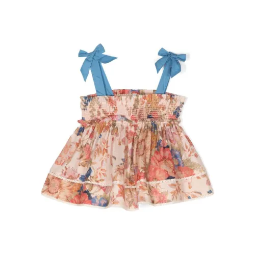 Zimmermann Платье Оранжевое Подростки