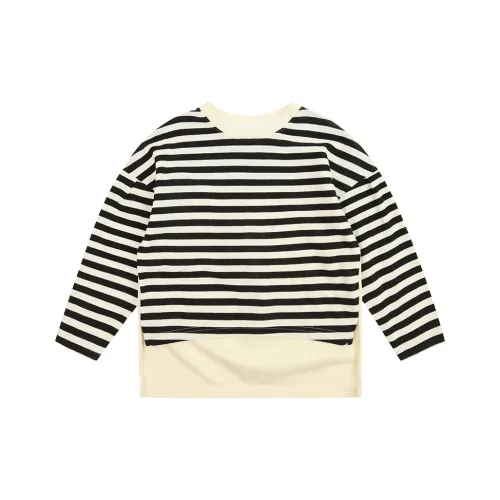 Pure and Good T-Shirt Черно-белые полосы для детей 3-7 лет