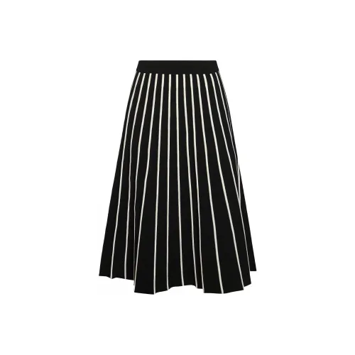 TORY BURCH Повседневный Длинный Юбка Женские Черный