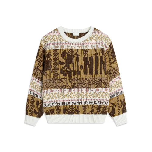 LINING YOUNG Свитер Sports Life Collection Экрю С принтом по всей поверхности Набор Подростки