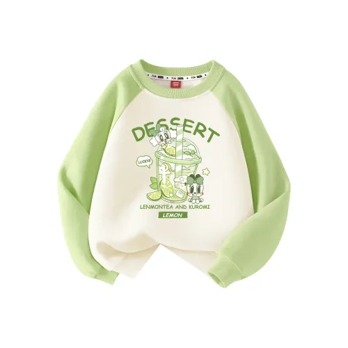 BOBDOG Свитшот Лимон Boba Матча Зеленый Детский