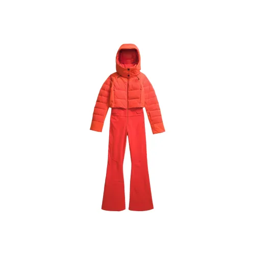 The North Face FW24 SKI комбинезон женский Огонь Красный Темно-Оранжевый