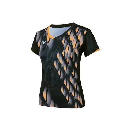 VICTOR Бадминтон Джерси Женские Черный