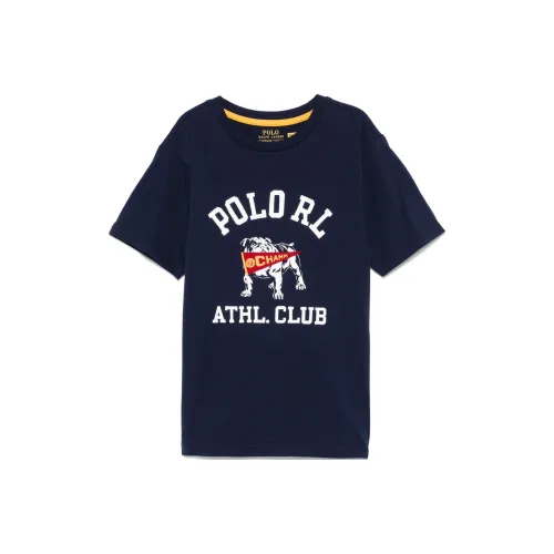 Polo Ralph Lauren T-Рубашка FW24 Морской Синий Детская