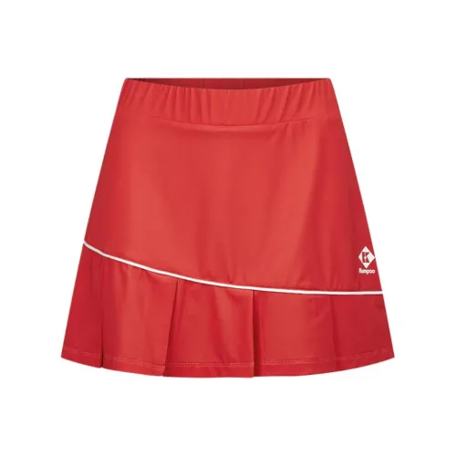KUMPOO Повседневные короткие юбки Женские Red