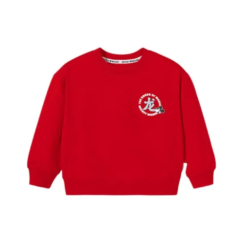 Disney Толстовка Красная для детей 3-7 лет