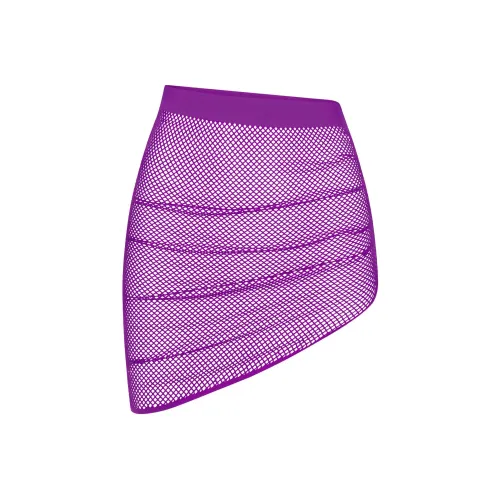 SKIMS Warp KNIT COVER UP RUCHED SARONG Платья и юбки для плавания Женские Фиолетовый Фиолетовый