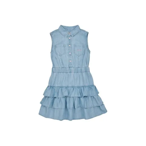 GUESS Blue Kids Dresses GUESS Синие Детские Платья