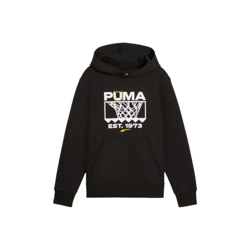 PUMA SHOThoodie Winning Юность Толстовка Черный Подростки