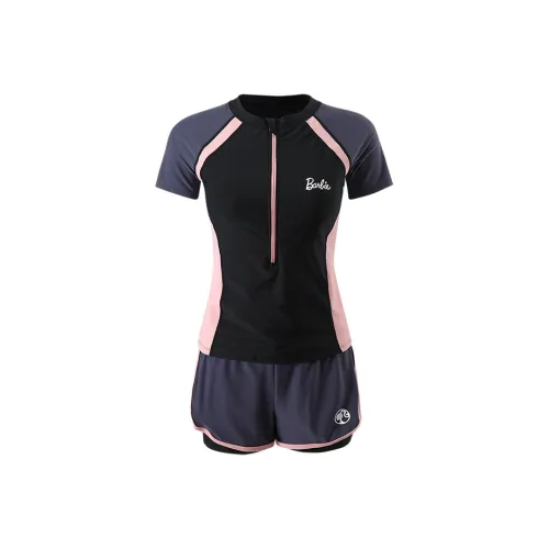 Барби Двухкомпонентный Купальник Женский Черный