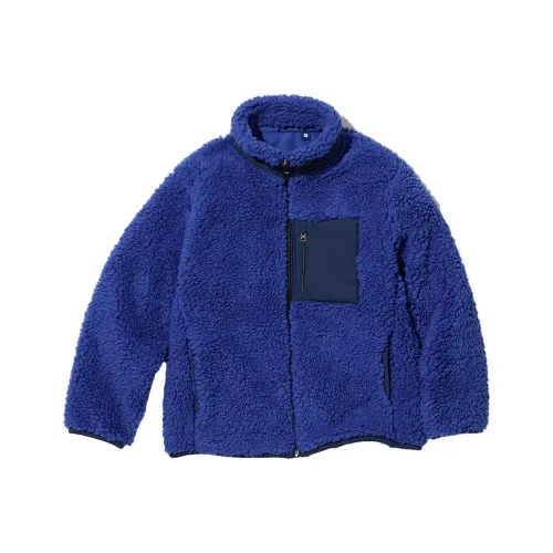 UNIQLO Бархат Feel Пальто Темно-синий Детский