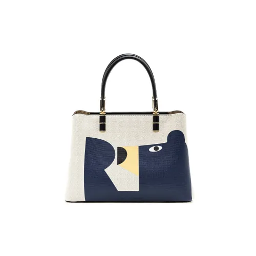 BASA BELA PVC Сумка Женская Экрю и Синяя