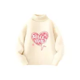 [Комбинированная нить Core-Spun Водолазка] Экрю Escape Белль