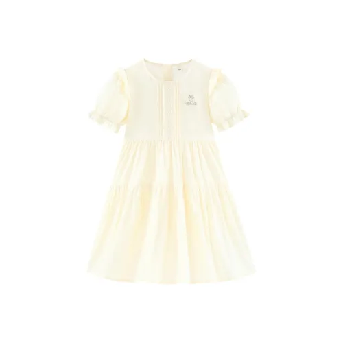 Disney Детское платье цвет желтый для дошкольников