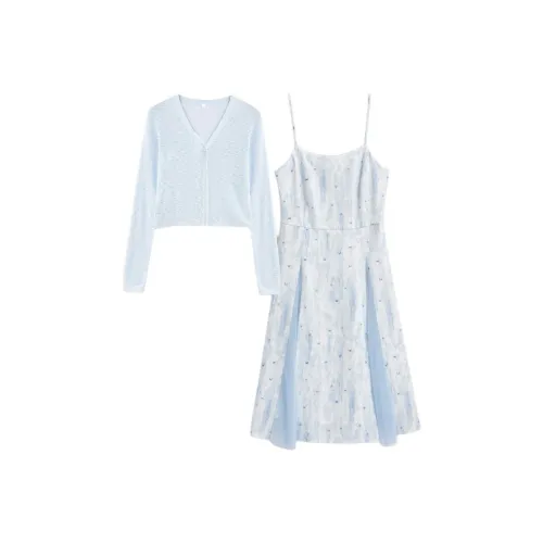 Love To Serve Комплект с юбкой Женская Синий