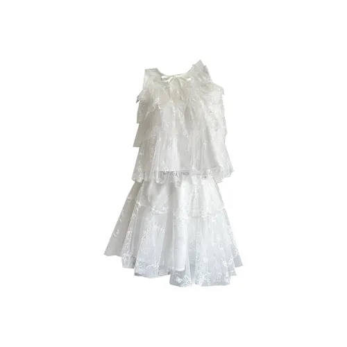 Frustration Garden Комплект с юбкой Женская Белая