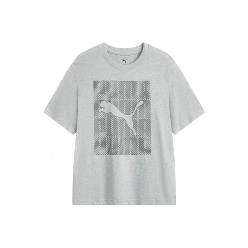 PUMA GRAPHICS PUMA T Рубашка Мужская Светло-Серый