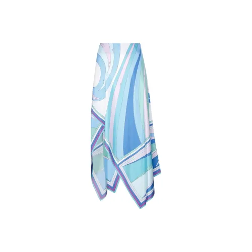 EMILIO PUCCI Повседневный Длинный Юбка Женские Многоцветный