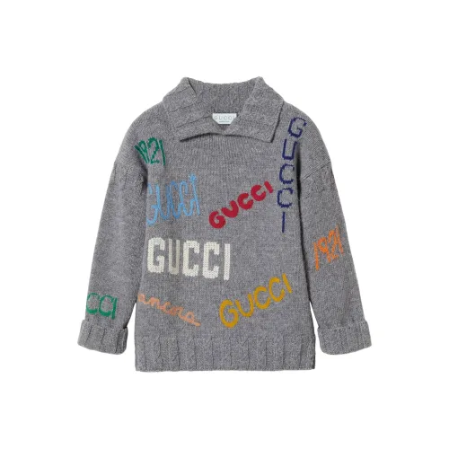 GUCCI Серый Kids Свитеры